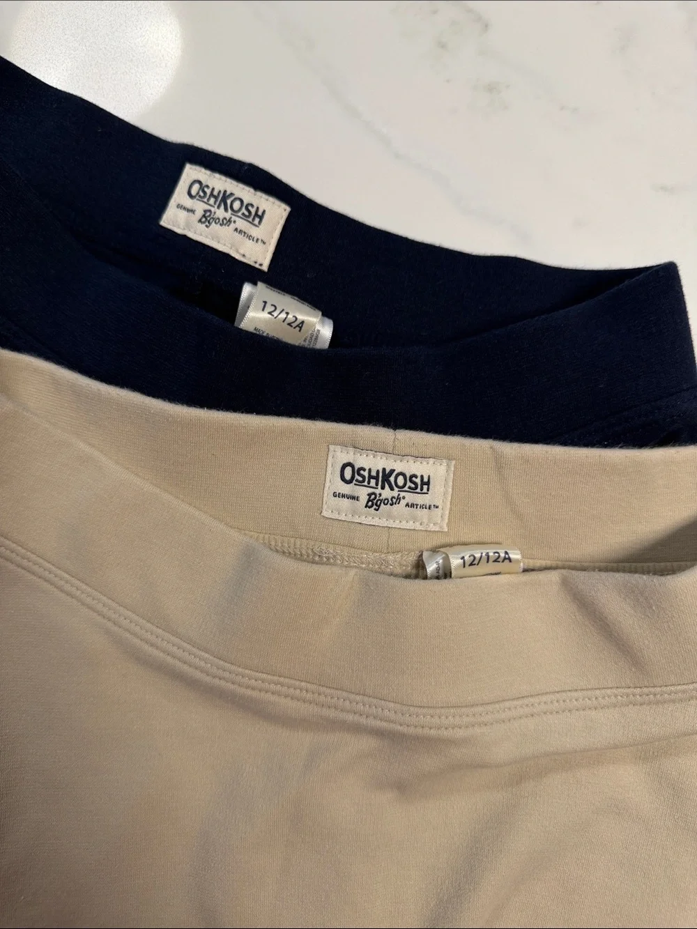 Girls’ Uniform Skirts in Khaki and Navy